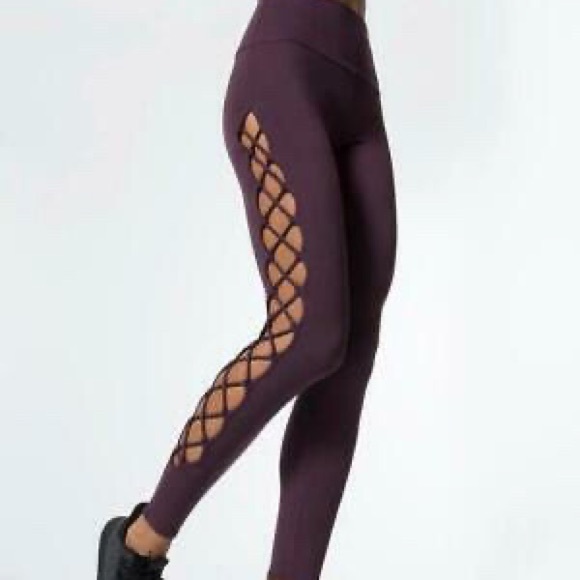 ALO Yoga Pants - HOLY New Alo Yoga Lattice Leggings!!